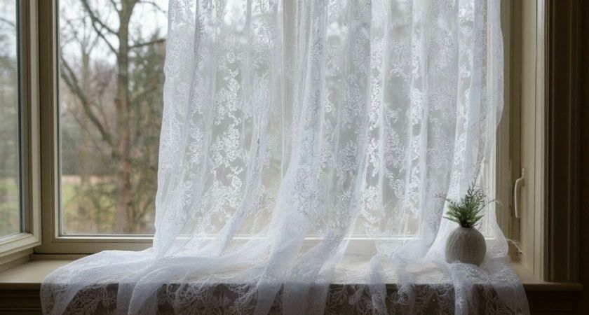 1 ложка в таз — и тюль будет как новый: ни пятен, ни серости, ни желтизны — ослепительная чистота