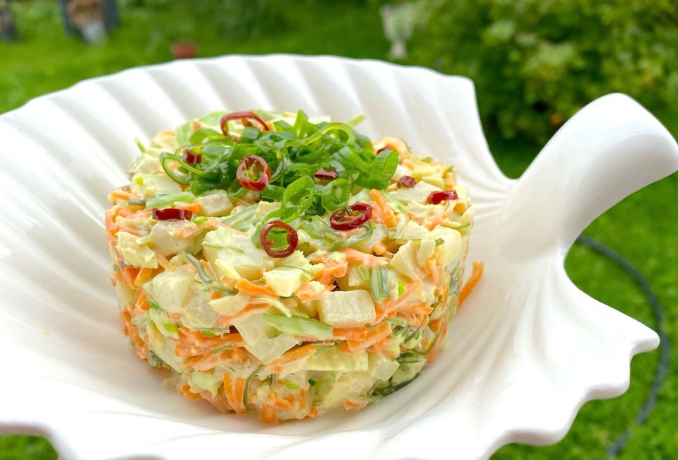 Кулинарные эксперименты: новый вкусный салат без названия