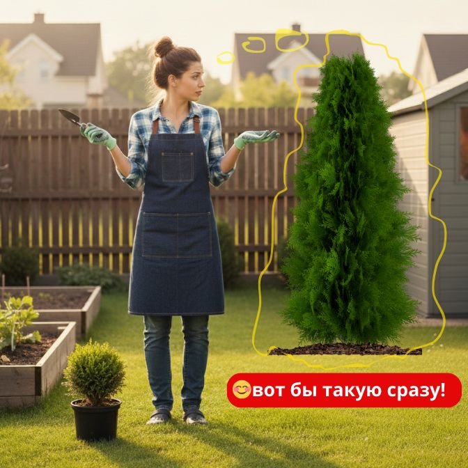 Почему молодые саженцы туи — разумный выбор для вашего сада