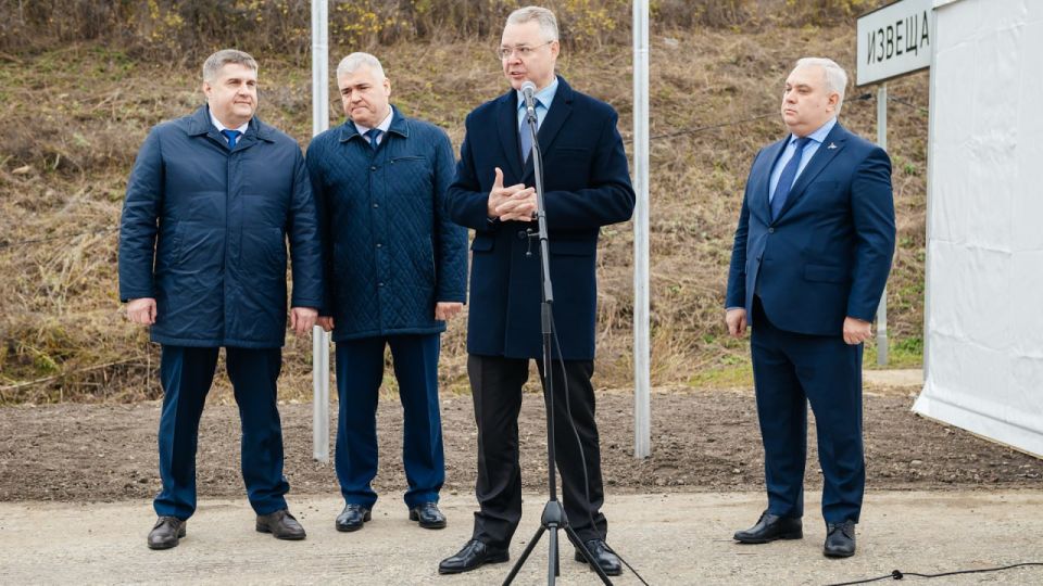 Михаил Черников принял участие в церемонии запуска работ по расширению федеральной трассы «Кавказ»