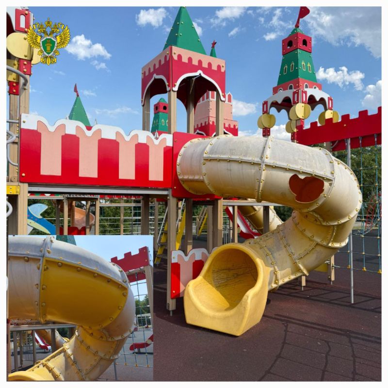 По требованию прокуратуры в Железноводске отремонтирована детская площадка