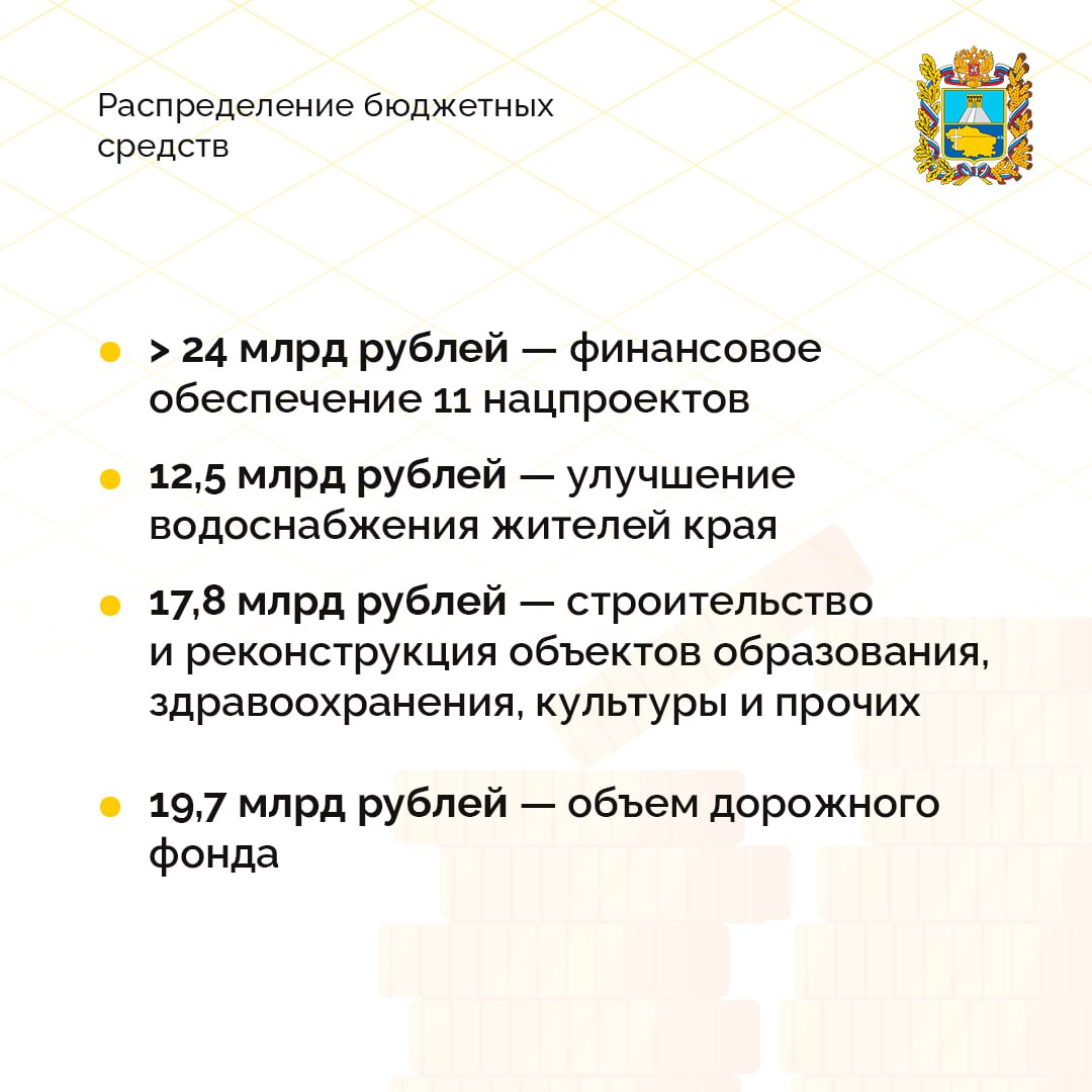 На внеочередном заседании правительства Ставрополья утвержден проект закона о краевом бюджете на 2026 год и на плановый период до 2028 года включительно На внеочередном заседании правительства Ставрополья утвержден проект закона о краевом бюджете на 2026 год и на плановый период до 2028 года включительно