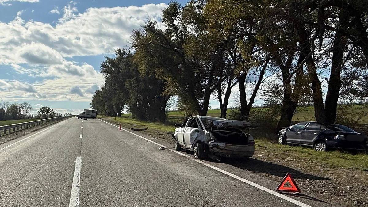 В Ставропольском крае младенец пострадал в тройном ДТП