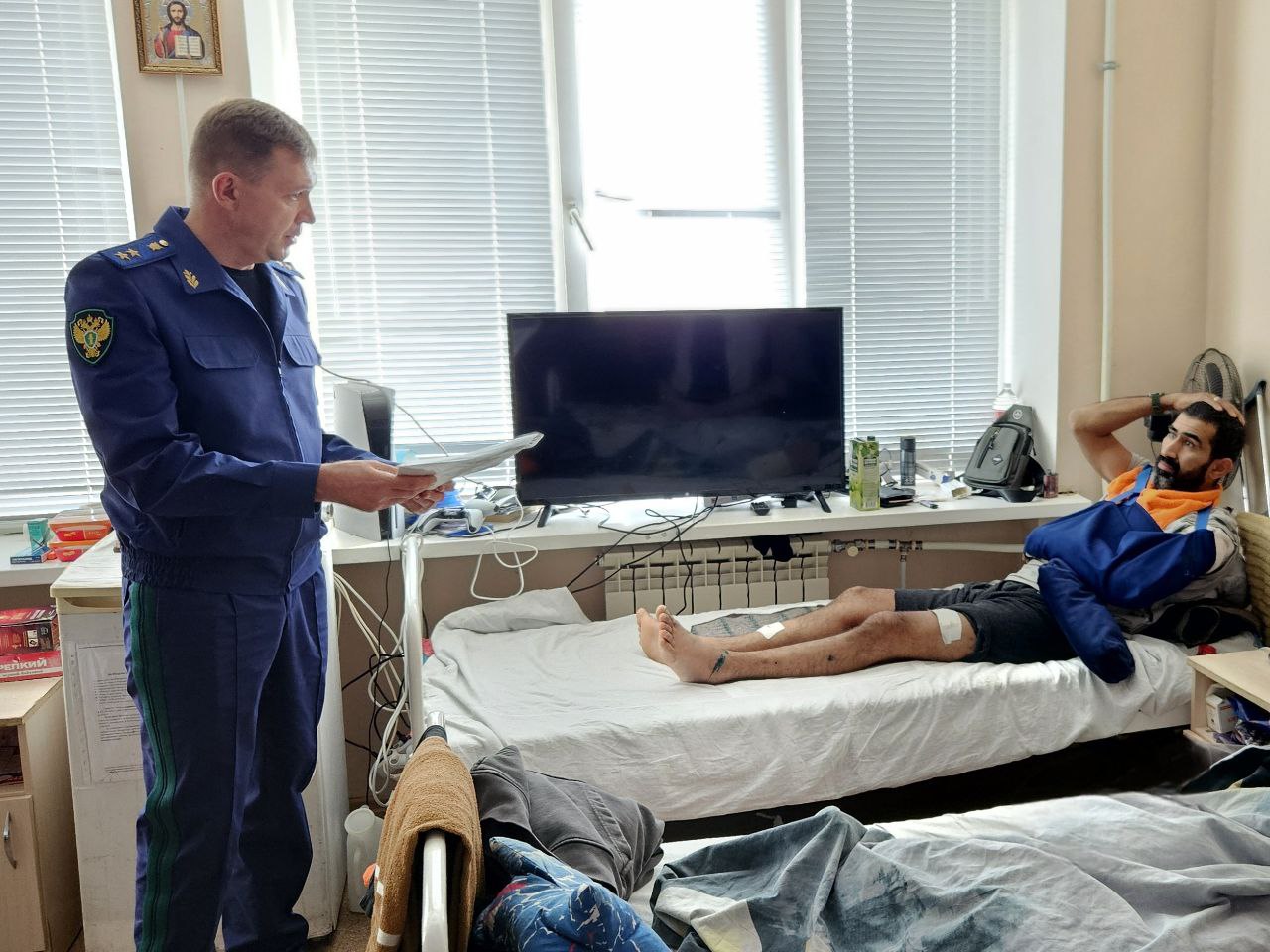 Прокурор края Юрий Немкин навестил участников СВО в Ставрополе Прокурор края Юрий Немкин навестил участников СВО в Ставрополе