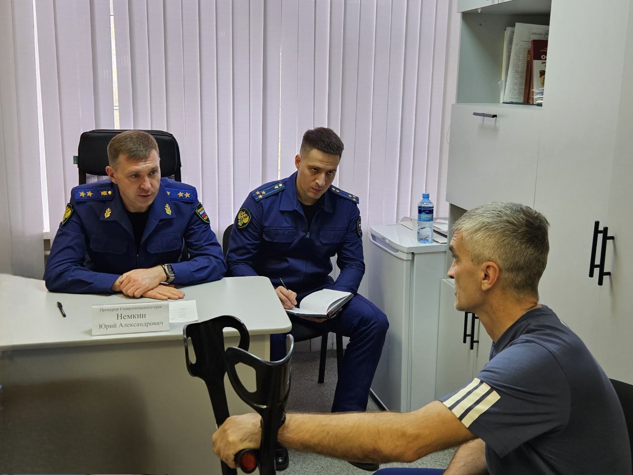 Прокурор края Юрий Немкин навестил участников СВО в Ставрополе Прокурор края Юрий Немкин навестил участников СВО в Ставрополе