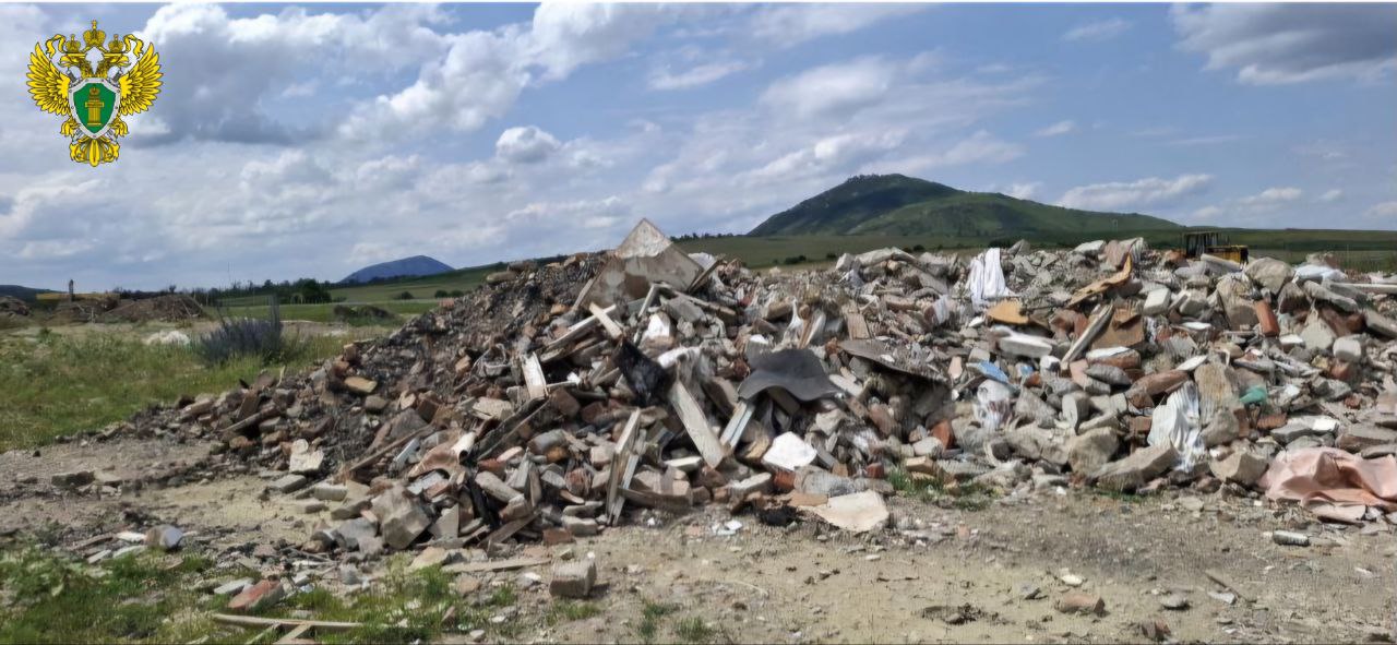 Прокуратурой в регионе КМВ выявлена крупная свалка Прокуратурой в регионе КМВ выявлена крупная свалка
