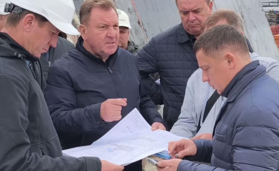 Ход строительства детского сада на Южном обходе проверил глава Ставрополя