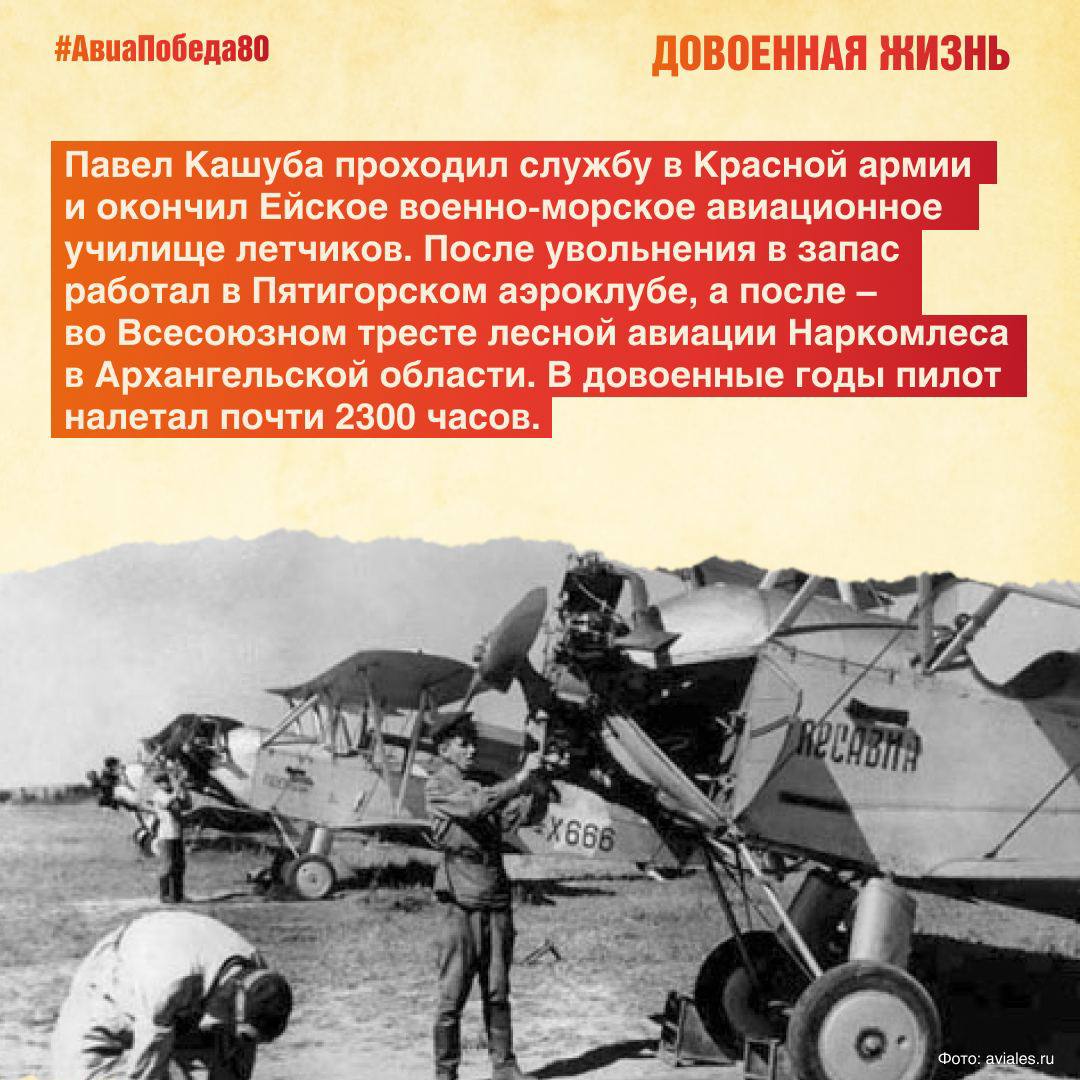 Сегодня в рубрике #АвиаПобеда80 вспоминаем пилота 2-й авиационной группы особого назначения Павла Тарасовича Кашубу Сегодня в рубрике #АвиаПобеда80 вспоминаем пилота 2-й авиационной группы особого назначения Павла Тарасовича Кашубу