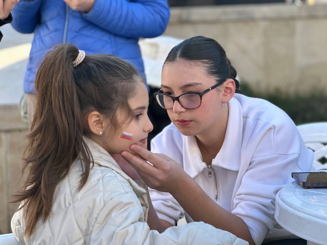 Аквагрим и мастер-класс «Символы России» на Хлебном фестивале Аквагрим и мастер-класс «Символы России» на Хлебном фестивале