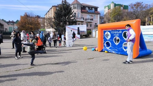 Точный гол, дженга, рогатка: для детей отдельные локации!