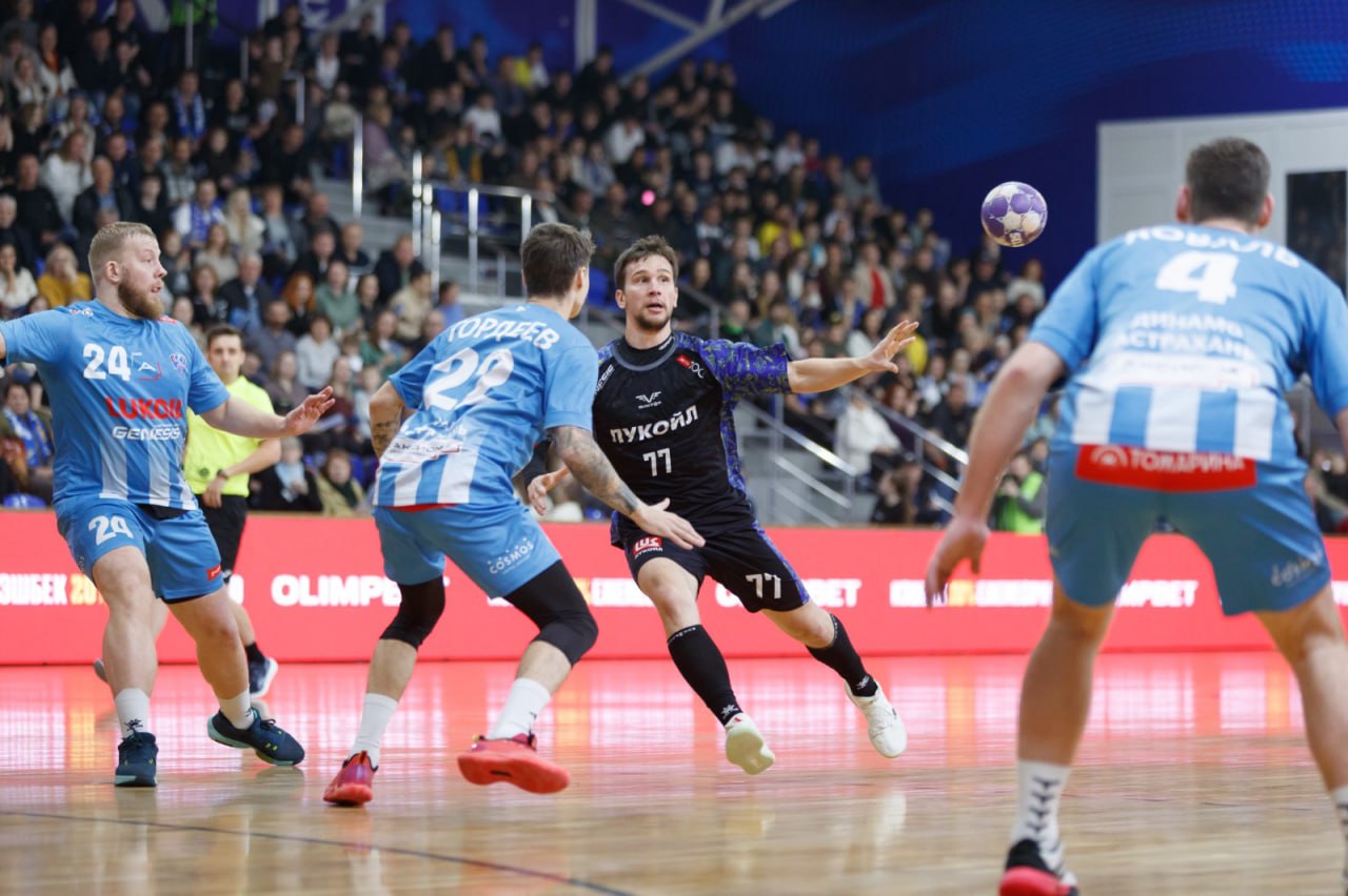 Победа на классе. Шестую победу отпраздновали в чемпионате России гандболисты ставропольского «Виктора»