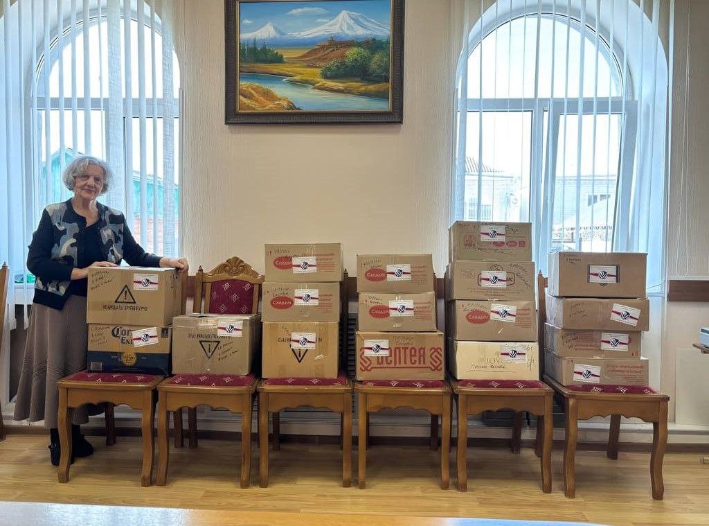 Армянская община Пятигорска отправила гуманитарный груз военнослужащим в зону СВО Армянская община Пятигорска отправила гуманитарный груз военнослужащим в зону СВО