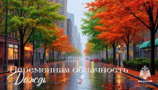 #МЧС26Прогноз. по данным Ставропольского ЦГМС: 1 НОЯБРЯ в крае переменная облачность, местами кратковре-менный дождь, ночью и утром местами туман