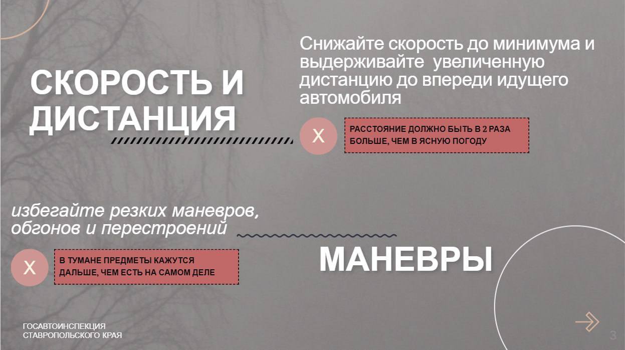 Госавтоинспекция напоминает о правилах безопасности на дорогах в условиях тумана Госавтоинспекция напоминает о правилах безопасности на дорогах в условиях тумана