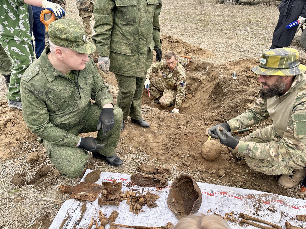 В Ставропольском крае сотрудниками СК России в рамках поисковых работ обнаружены останки бойцов Красной Армии В Ставропольском крае сотрудниками СК России в рамках поисковых работ обнаружены останки бойцов Красной Армии