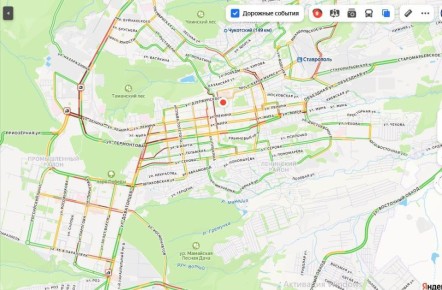 Пятничные 9-балльные пробки сковали краевую столицу уже в четверг!