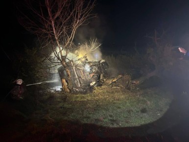 Водитель погиб в загоревшемся Mercedes в Буденновском округе