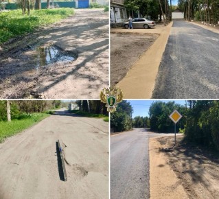 После вмешательства прокурора отремонтирована дорога в поселке Малосадовом