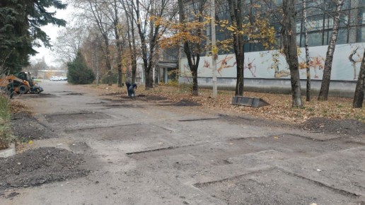 Дополнительный этап ямочного ремонта в Ессентуках