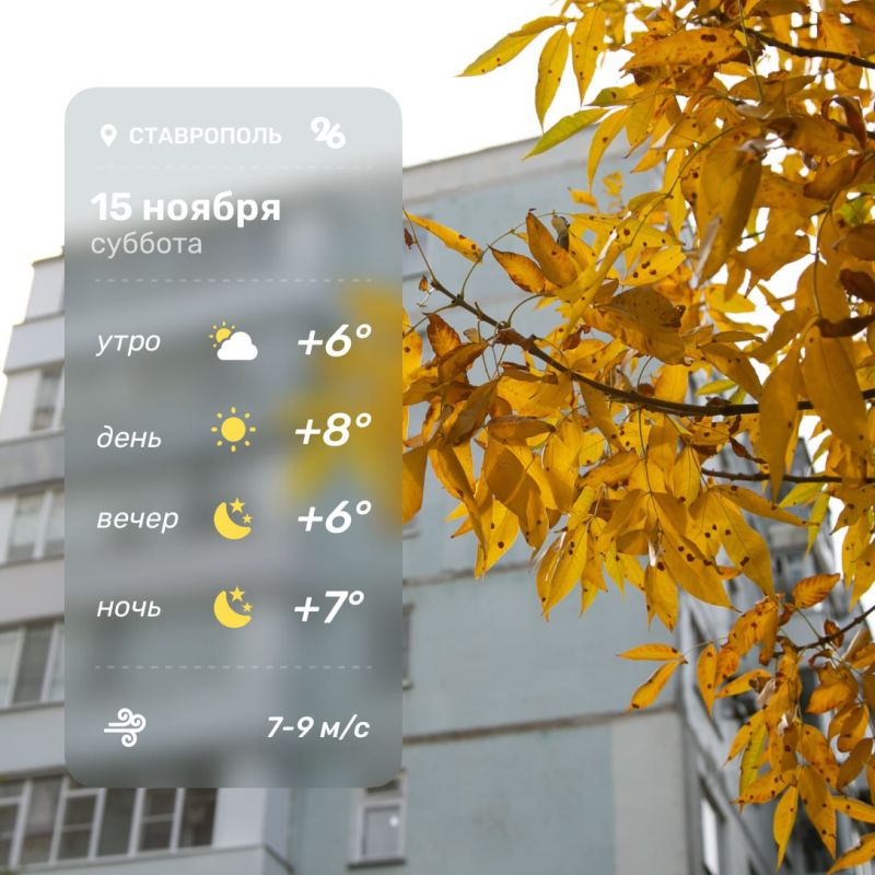 Доброе утро, ставропольчане, и хороших выходных!