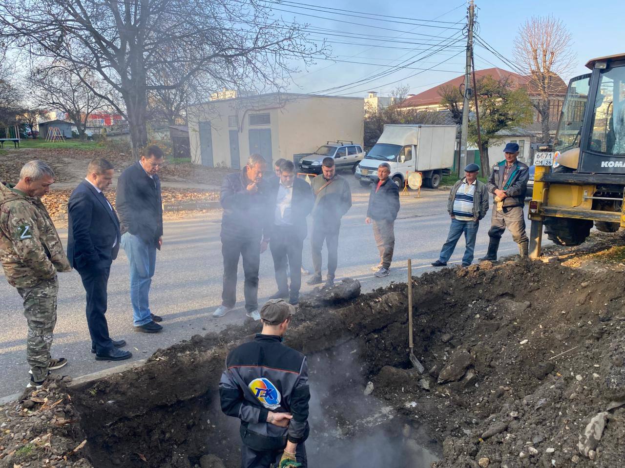 Евгений Моисеев: Пораньше с утра начали объезд аварийных участков по теплу вместе с «Теплоэнерго Кисловодск» и управляющими компаниями Евгений Моисеев: Пораньше с утра начали объезд аварийных участков по теплу вместе с «Теплоэнерго Кисловодск» и управляющими компаниями