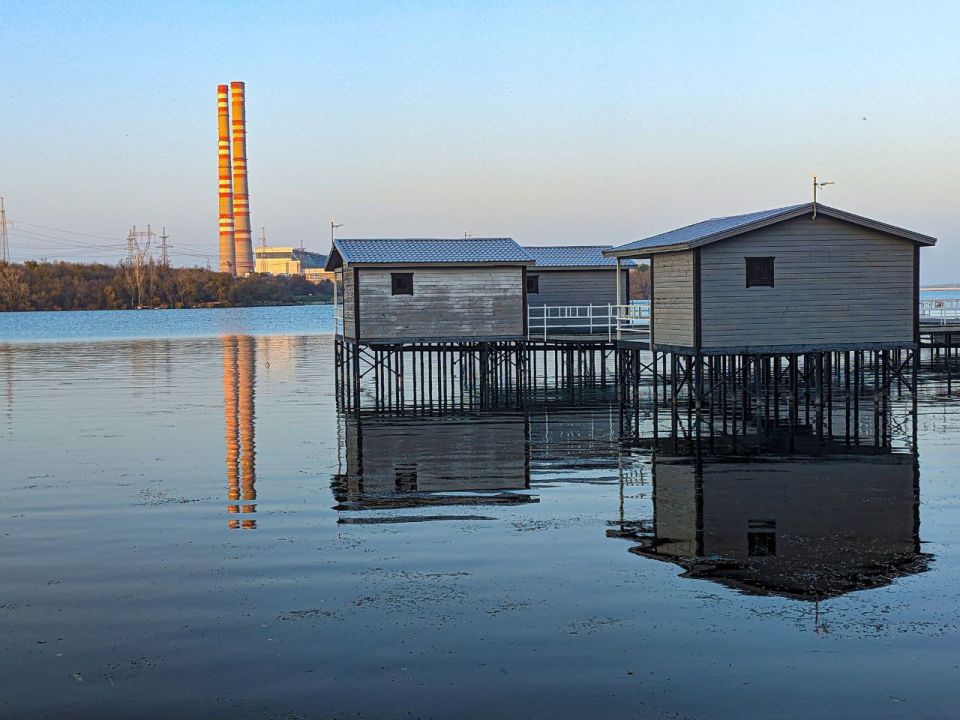 Новотроицкое водохранилище в Солнечнодольске