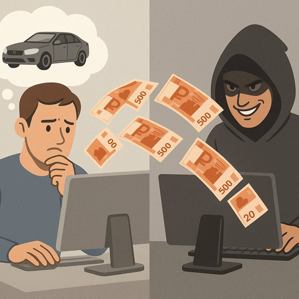 Житель Железноводска перевел мошенникам более 1,8 миллиона рублей, желая приобрести кроссовер из-за границы