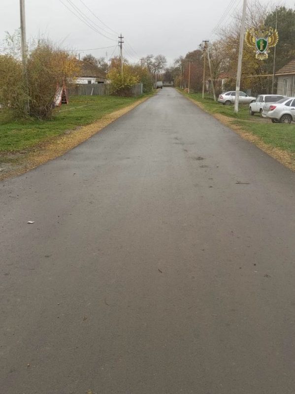 После вмешательства прокурора отремонтированы дороги в поселке Полевом