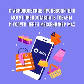 Ставропольские предприниматели могут продвигать товары через мессенджер МАХ