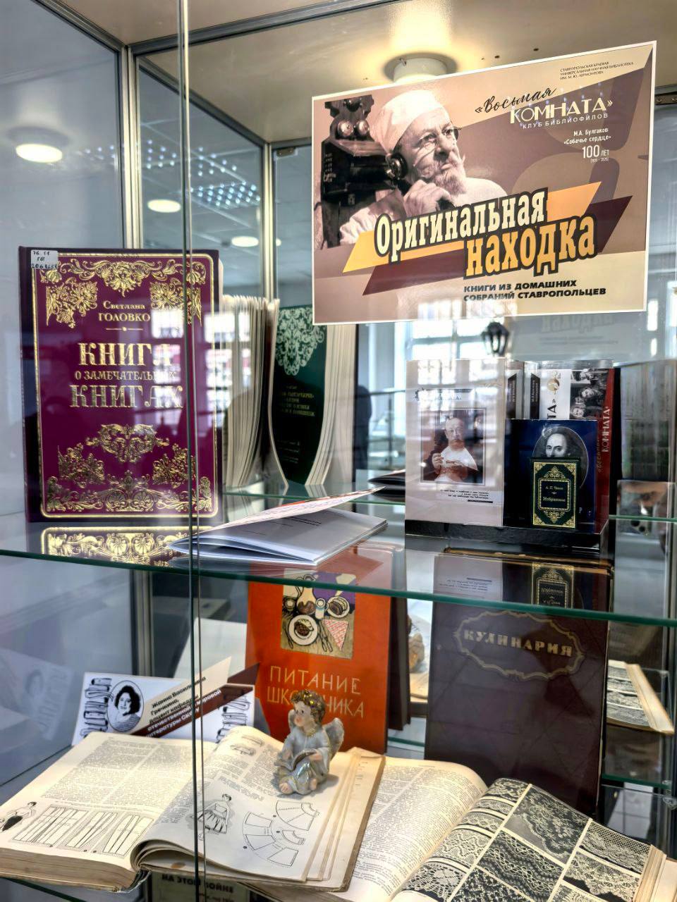 В Ставрополе в Лермонтовской библиотеке открылась выставка редких изданий и уникальных книжных находок В Ставрополе в Лермонтовской библиотеке открылась выставка редких изданий и уникальных книжных находок