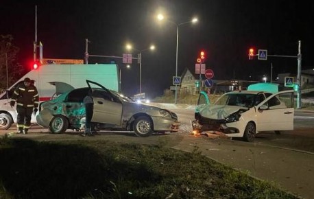 В Предгорном округе в результате столкновения автомобилей пострадал пассажир
