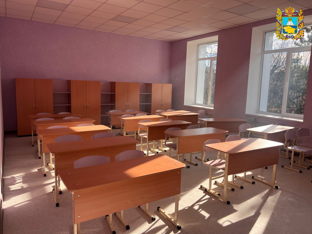 В школе №5 Лермонтова походят к концу работы по капитальному ремонту В школе №5 Лермонтова походят к концу работы по капитальному ремонту