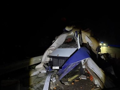 На Ставрополье столкнулись два грузовика