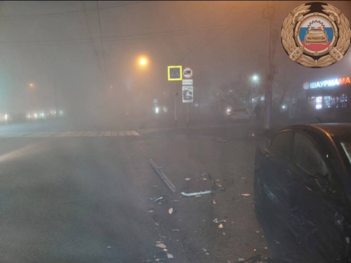 В Ставрополе в результате столкновения двух автомобилей пострадал 1 человек