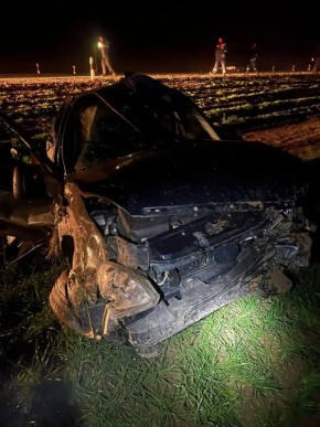 В Апанасенковском округе в результате съезда с дороги погиб водитель