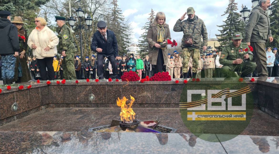 В Кисловодске почтили память погибших в боях В Кисловодске почтили память погибших в боях