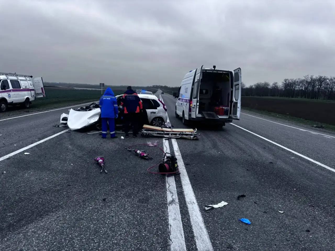 Смертельная авария произошла на трассе Ростов-на-Дону- Ставрополь