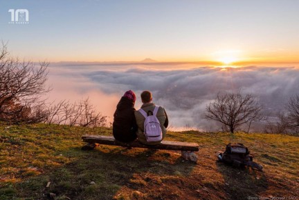 Что за невероятные виды открываются сейчас с горы Машук! Это магия осенних туманов в горах
