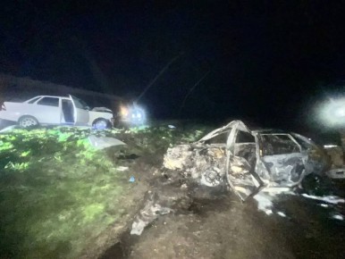 В Степновском округе в результате встречного столкновения погиб водитель