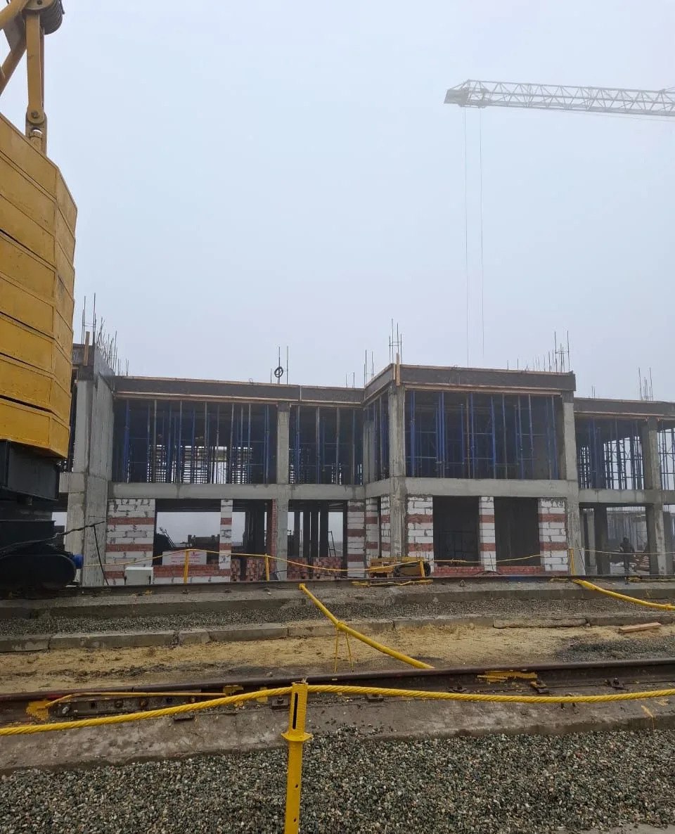 В Ставрополе на улице Южный обход продолжается возведение детского сада на 300 мест В Ставрополе на улице Южный обход продолжается возведение детского сада на 300 мест