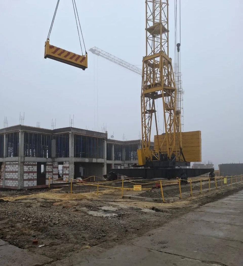 В Ставрополе на улице Южный обход продолжается возведение детского сада на 300 мест В Ставрополе на улице Южный обход продолжается возведение детского сада на 300 мест