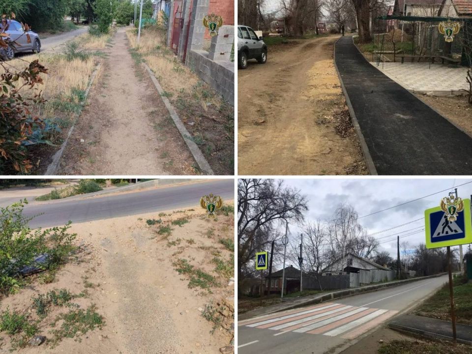 По требованию прокурора в Светлограде обустроен тротуар