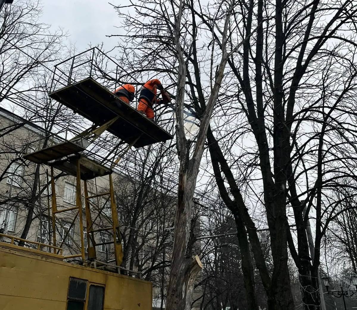 Дмитрий Ворошилов: Усиленными бригадами ведем работы по распилке упавших деревьев и освобождению проезжих частей и пешеходных зон Дмитрий Ворошилов: Усиленными бригадами ведем работы по распилке упавших деревьев и освобождению проезжих частей и пешеходных зон