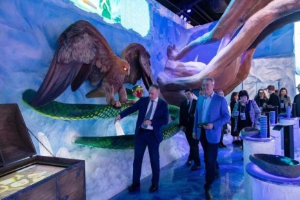 В Национальном центре Москвы проходит выставка, на которой представлен стенд, посвященный Ставрополью