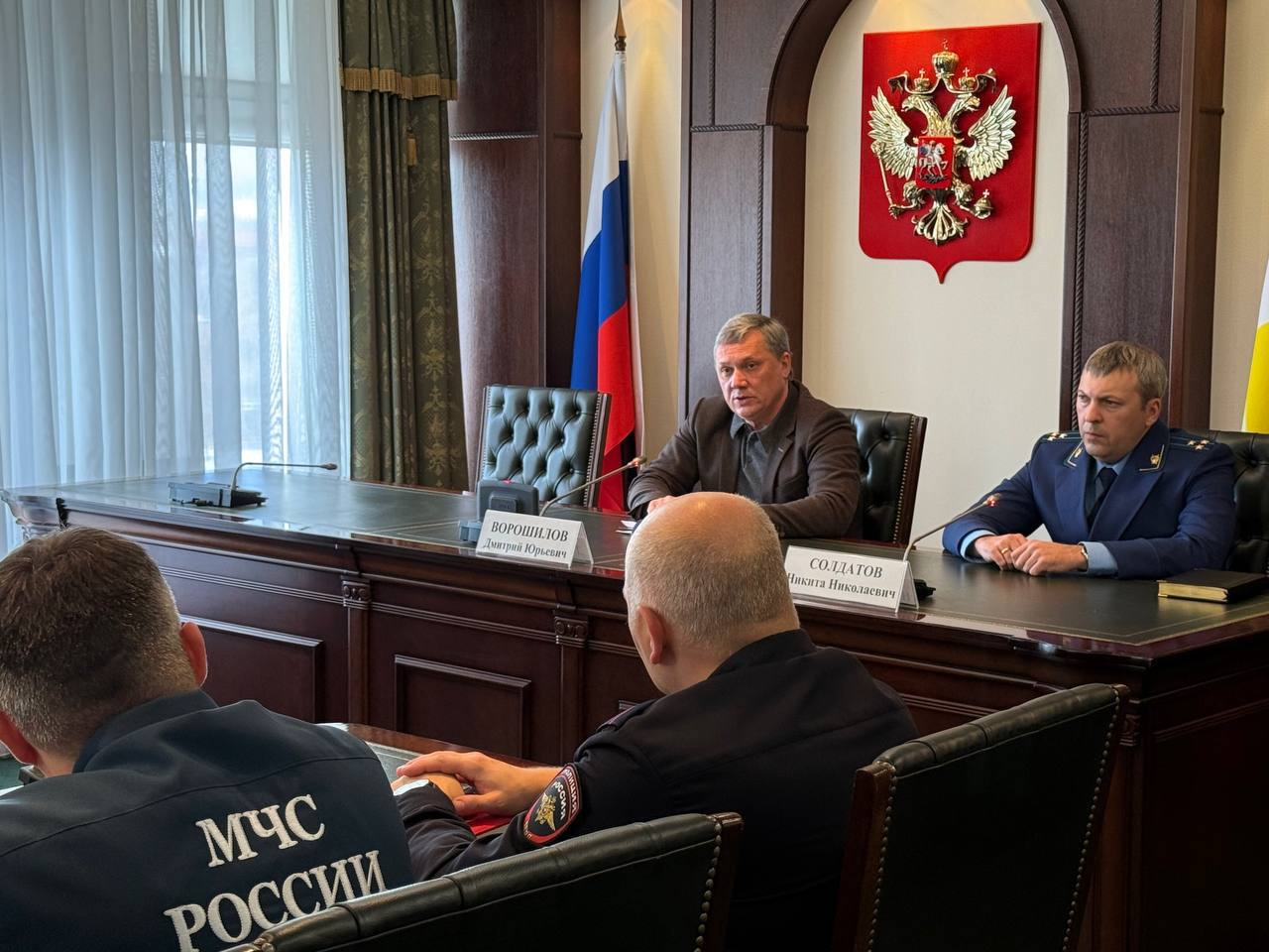 Дмитрий Ворошилов: Провёл заседание комиссии по предупреждению и ликвидации чрезвычайных ситуаций