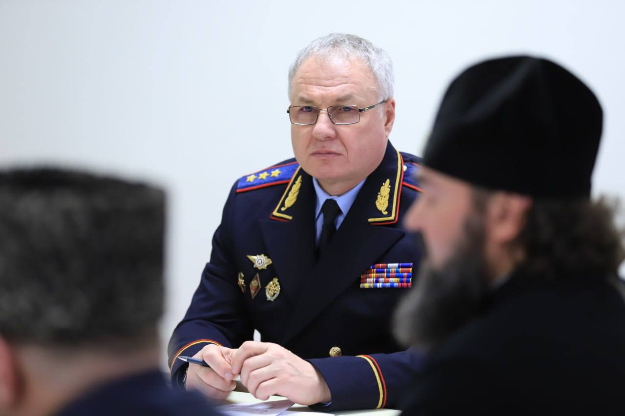 Начальник ГУ МВД России по СКФО Сергей Бачурин провёл встречу с представителями духовенства Северо-Кавказского региона Начальник ГУ МВД России по СКФО Сергей Бачурин провёл встречу с представителями духовенства Северо-Кавказского региона