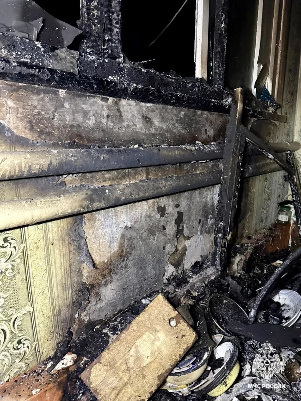 Два человека отравились при пожаре в селе Гофицком — возможен пожог Два человека отравились при пожаре в селе Гофицком — возможен пожог