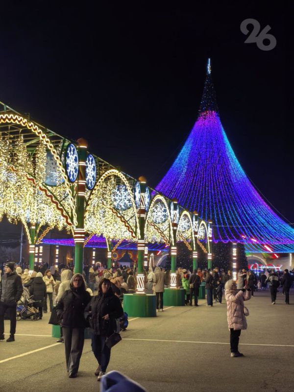 Ставрополь в новогоднем режиме