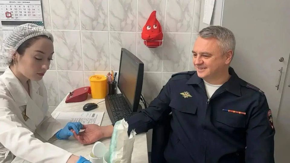 Акцию донорской сдачи крови «СВОи помогут» провели ставропольские автоинспекторы