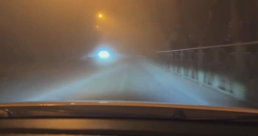 Внимание на дорогах!. В Ставрополе густой туман